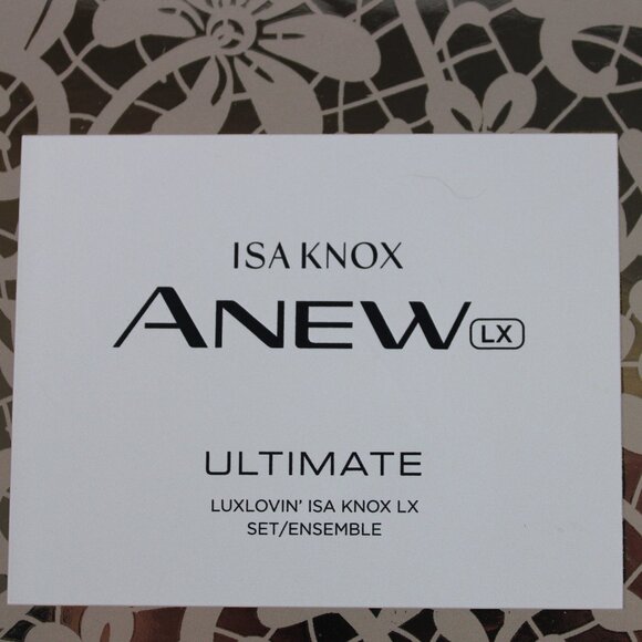Avon Isa Knox Anew Ultimate LuxLovin Four Piece Anti-Aging Skincare Kit - Picture 3 of 3